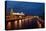 Moscow, Kremlin, View from the Moskwa Bridge, by Night-Catharina Lux-Premier Image Canvas