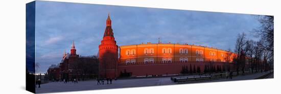 Moscow, Panorama, Kremlin, Manege Square, Dusk-Catharina Lux-Premier Image Canvas