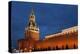 Moscow, Red Square, Redeemer Tower, at Night-Catharina Lux-Premier Image Canvas