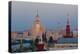 Moscow, Stalin Building, Red Square, Dusk-Catharina Lux-Premier Image Canvas