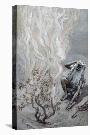 Moses Adores God in the Burning Bush-James Tissot-Premier Image Canvas