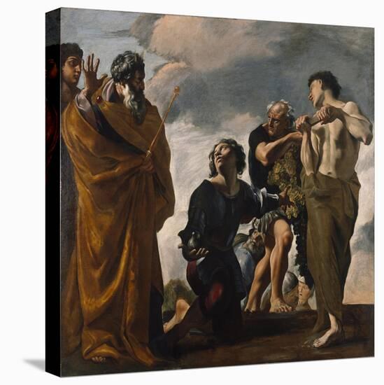 Moses and the Messengers from Canaan, 1621-24-Giovanni Lanfranco-Premier Image Canvas