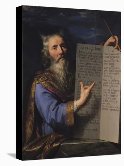 Moses with the Tablets of the Law, 1663-Philippe De Champaigne-Premier Image Canvas