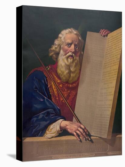 Moses with the Ten Commandments-null-Premier Image Canvas