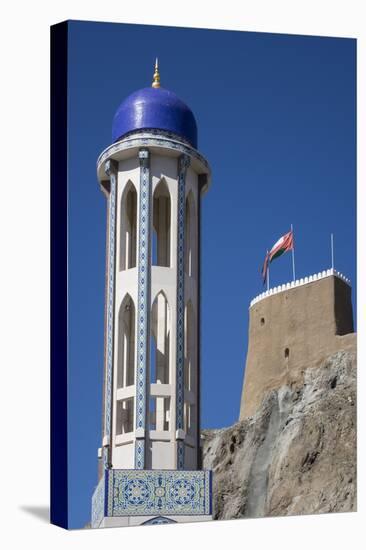 Mosque and Fort, Old Muscat, Oman, Middle East-Rolf Richardson-Premier Image Canvas