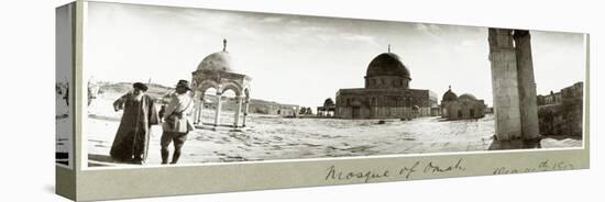 Mosque of Omar and General Chaytor Talking with a Local Imam, 14th December 1917-Capt. Arthur Rhodes-Premier Image Canvas