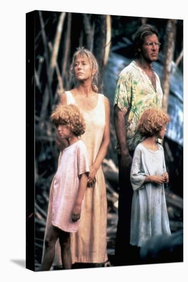 MOSQUITO COAST, 1986 directed by PETER WEIR Helen Mirren and Harrison Ford (photo)-null-Stretched Canvas