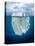 Mostly Underwater Iceberg Floating in Ocean-Oskari Porkka-Premier Image Canvas