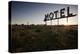 Motel Sign at Dawn, Coulee City, Washington-Paul Souders-Premier Image Canvas