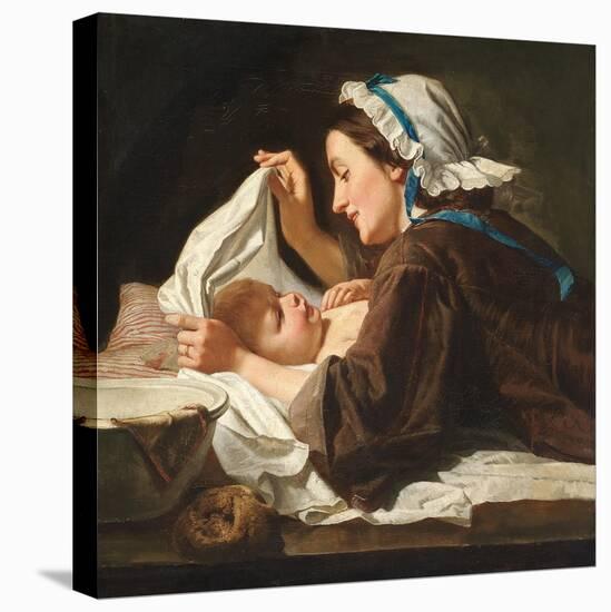 Mother and Child, 1833-Peter Fendi-Premier Image Canvas