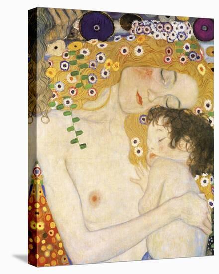 Mother and Child (detail from The Three Ages of Woman), c. 1905-Gustav Klimt-Stretched Canvas