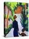 Mother and Child in the Park, 1914-Auguste Macke-Premier Image Canvas