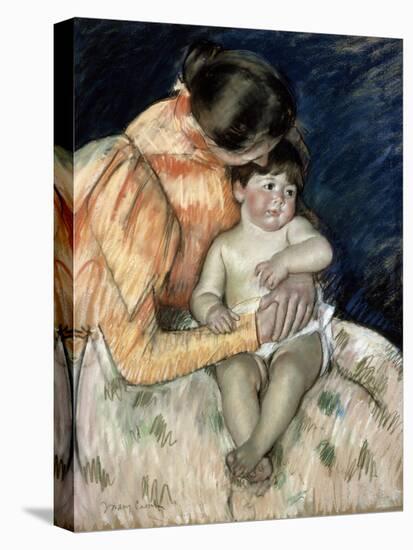 Mother and Child, Late 19th or Early 20th Century-Mary Cassatt-Premier Image Canvas