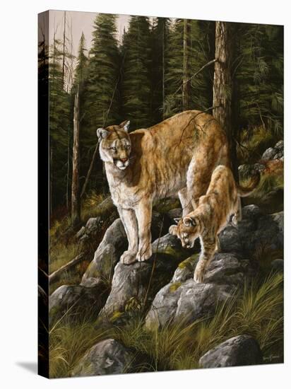 Mother and Child (Mt. Lions)-Trevor V. Swanson-Premier Image Canvas