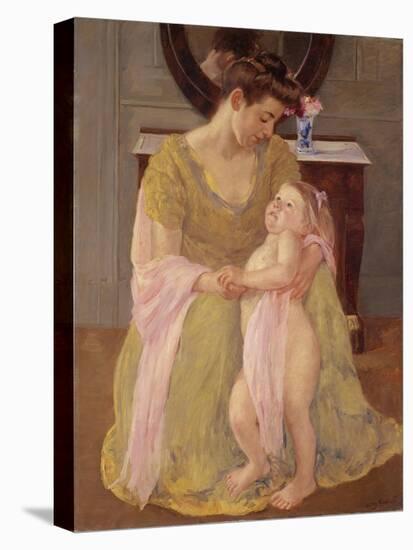 Mother and Child with a Rose Scarf, c.1908-Mary Stevenson Cassatt-Premier Image Canvas