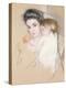 Mother and Child-Mary Cassatt-Premier Image Canvas