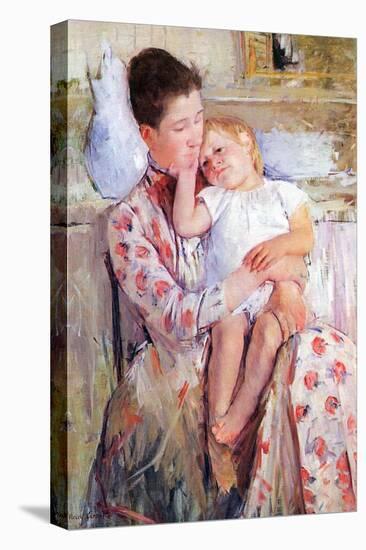 Mother and Child-Mary Cassatt-Stretched Canvas