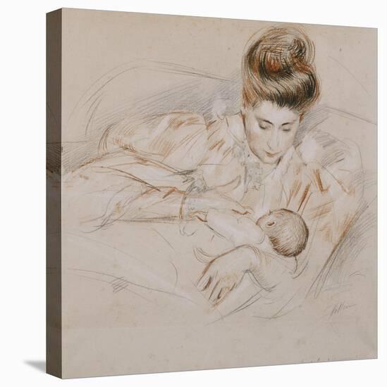 Mother and Child-Paul Cesar Helleu-Premier Image Canvas