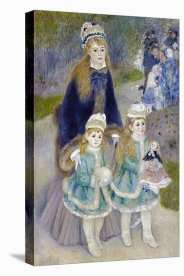 Mother and Children (La Promenade)-Pierre-Auguste Renoir-Premier Image Canvas