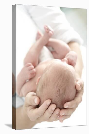 Mother And Newborn Baby Boy-Ruth Jenkinson-Premier Image Canvas