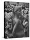 Mother Carrying Her Child During Evangelist Billy Graham's African Crusade-James Burke-Premier Image Canvas