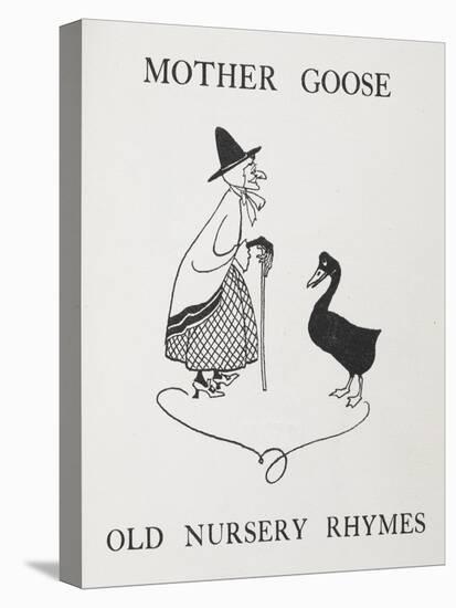 Mother Goose. Old Lady With Goose-Arthur Rackham-Premier Image Canvas