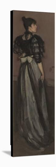 Mother of Pearl and Silver: the Andalusian, C.1888--1900 (Oil on Canvas)-James Abbott McNeill Whistler-Premier Image Canvas