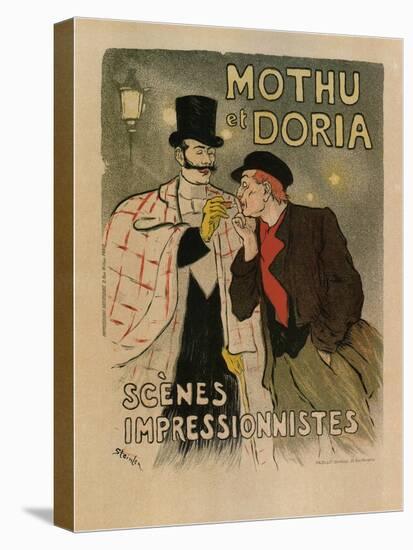 Mothu and Doria. (Scènes Impressioniste), 1893-Théophile Alexandre Steinlen-Premier Image Canvas