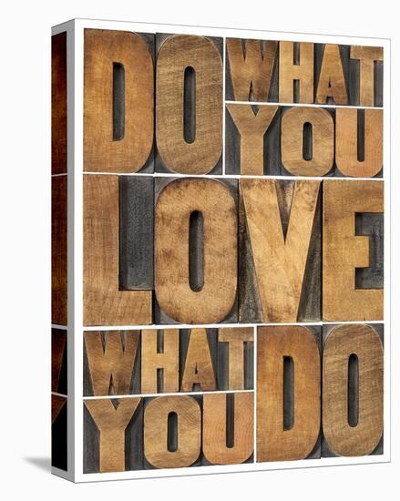 Motivational: Do What You Love-null-Stretched Canvas