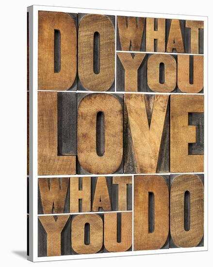 Motivational: Do What You Love-null-Stretched Canvas