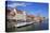 Motlawa Riverbank with the Old town of Gdansk, Gdansk, Pomerania, Poland, Europe-Hans-Peter Merten-Premier Image Canvas