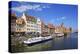 Motlawa Riverbank with the Old town of Gdansk, Gdansk, Pomerania, Poland, Europe-Hans-Peter Merten-Premier Image Canvas