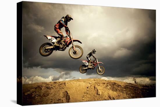 Motocross: Big Air-null-Stretched Canvas