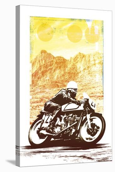 Motorbike-Hens Teeth-Stretched Canvas