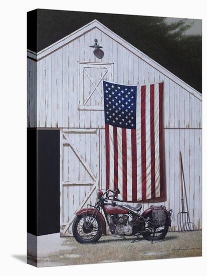 Motorcycle Barn-Zhen-Huan Lu-Premier Image Canvas