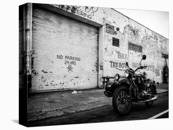 Motorcycle Garage in Brooklyn-Philippe Hugonnard-Stretched Canvas