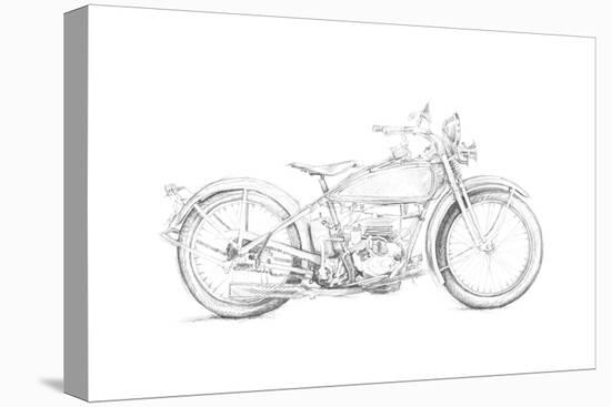 Motorcycle Sketch IV-Megan Meagher-Stretched Canvas