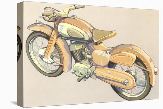 Motorcycle-null-Stretched Canvas