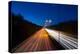 Motorway M25 at dusk-Charles Bowman-Premier Image Canvas