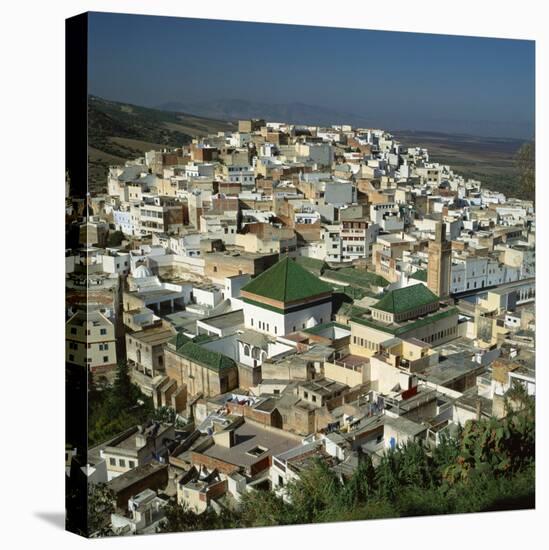 Moulay Idriss, Including the Tomb and Zaouia of Moulay Idriss, Morocco-Tony Gervis-Premier Image Canvas