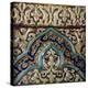 Moulded Frieze Tile Made for the Palace of the Mongol Sultan Abaqa Khan, circa 1270-75-null-Premier Image Canvas