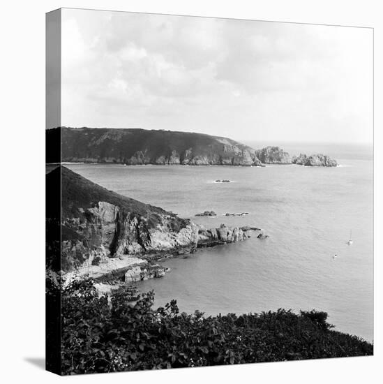 Moulin Huet Bay and Jerbourg Point on the Island of Guernsey 1965-Staff-Premier Image Canvas