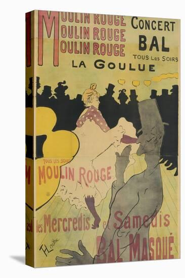 Moulin Rouge, La Goulue, 1891-Henri de Toulouse-Lautrec-Premier Image Canvas