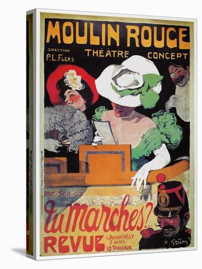 Moulin Rouge Poster, c1905-Jules-Alexandre Grün-Premier Image Canvas