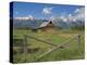 Moulton Barn on Mormon Row with the Grand Tetons Range, Grand Teton National Park, Wyoming, USA-Neale Clarke-Premier Image Canvas