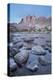 Mount Bonneville and Little Bonneville Lake. Bridger Wilderness, Wind River Range, Wyoming.-Alan Majchrowicz-Premier Image Canvas