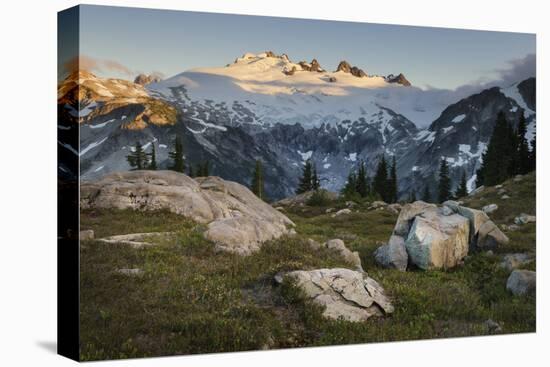 Mount Challenger elevation: 8236 feet / 2510 meter, North Cascades National Park-Alan Majchrowicz-Premier Image Canvas