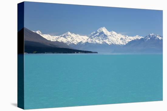 Mount Cook and Lake Pukaki, Mount Cook National Park, Canterbury Region-Stuart Black-Premier Image Canvas