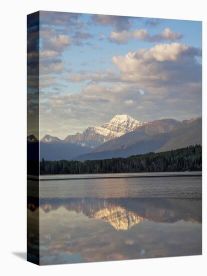 Mount Edith Cavell Reflected in Pyramid Lake, Early Morning, Jasper National Park, UNESCO World Her-Martin Child-Premier Image Canvas