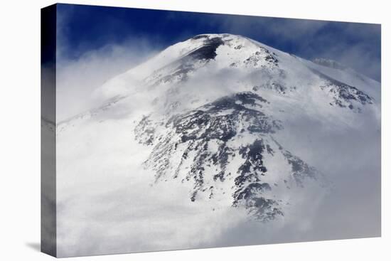 Mount Elbrus, the Highest Mountain in Europe (5,642M) Surrounded by Clouds, Caucasus, Russia-Schandy-Premier Image Canvas